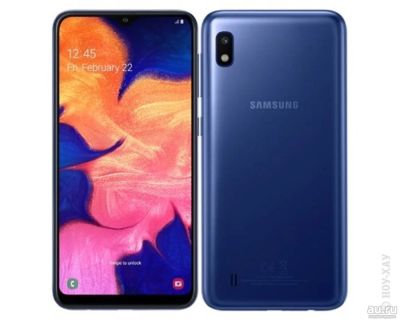 Лот: 13666362. Фото: 1. Samsung Galaxy A10 32gb Blue 6... Смартфоны