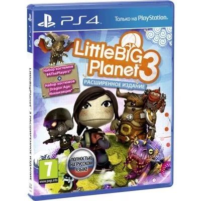 Лот: 13432609. Фото: 1. Little Big Planet 3 ps4 Blu-Ray... Игры для консолей