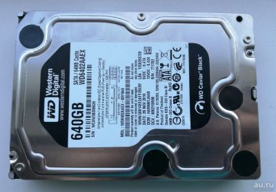 Лот: 9371775. Фото: 1. Жёсткий диск 3.5" HDD 640 Gb SATA3... Жёсткие диски (HDD)