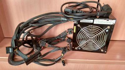 Лот: 13830137. Фото: 1. Блок питания Thermaltake TR2-500... Корпуса, блоки питания