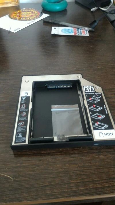 Лот: 11586584. Фото: 1. 12.7mm SATA 2nd HDD Hard Drive... Корзины, шасси