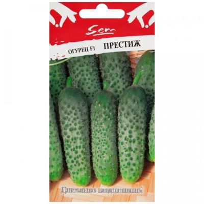 Лот: 24615351. Фото: 1. Семена Огурец, Престиж F1, цветная... Другое (семена, рассада, садовые растения)