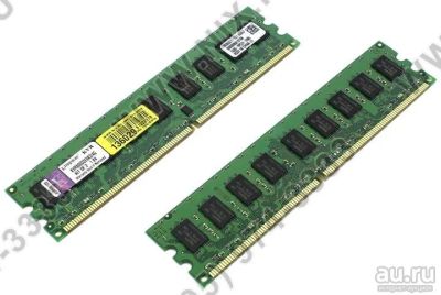 Лот: 9352995. Фото: 1. 4Gb (2x2Gb) DDR2 Kingston 800MHz... Оперативная память