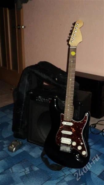 Лот: 2030974. Фото: 1. Fender Squier Stratocaster HSS... Гитары