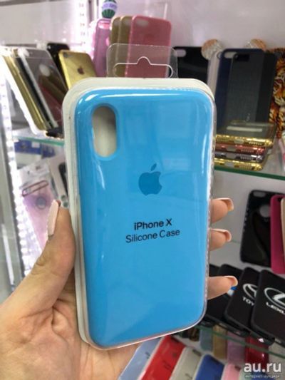 Лот: 12993395. Фото: 1. Чехол iPhone X/ XS Silicon case... Чехлы, бамперы