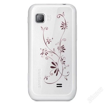 Лот: 1985659. Фото: 1. Samsung wave 525 la fleur белый. Смартфоны