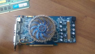 Лот: 11948183. Фото: 1. Видеокарта GeForce Nvidia 9600GT... Видеокарты