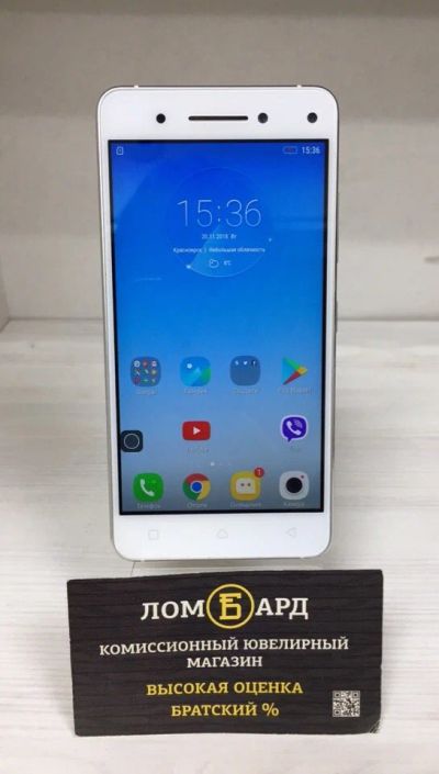 Лот: 12671959. Фото: 1. Смартфон Lenovo Vibe S1 (белый... Смартфоны