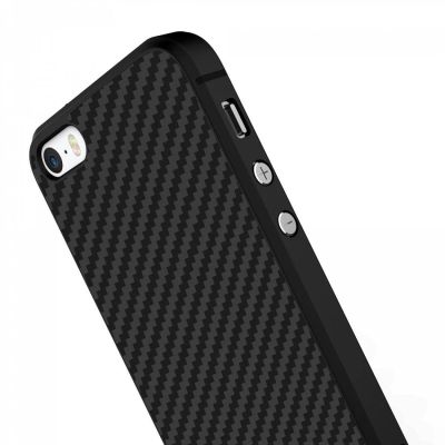 Лот: 9909381. Фото: 1. Чехол под карбон на iPhone 5/5S... Чехлы, бамперы