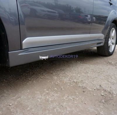 Лот: 15939903. Фото: 1. Накладки "Roadest" на пороги Mitsubishi... Детали тюнинга