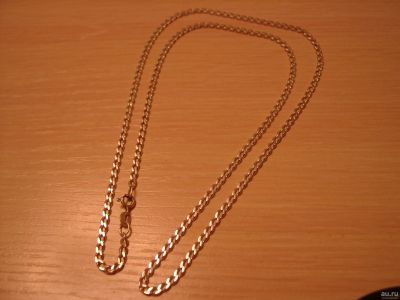 Лот: 13261795. Фото: 1. Серебряная цепь. Панцирное плетение... Цепочки