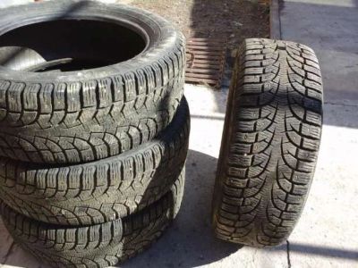 Лот: 8306057. Фото: 1. Зимние шипованые шины Pirelli... Шины