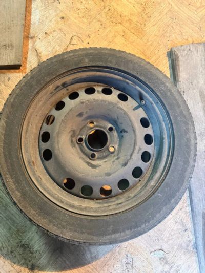 Лот: 25412215. Фото: 1. Диски штампованные с резиной Bridgestone... Шины на дисках
