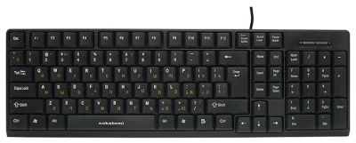Лот: 5833627. Фото: 1. Клавиатура KN-03U black Nakatomi... Клавиатуры и мыши