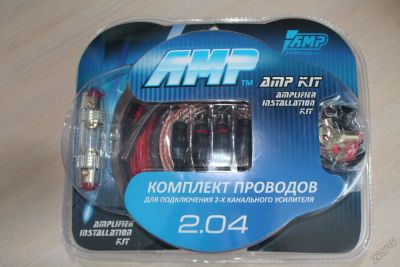 Лот: 5573302. Фото: 1. Комплект проводов AMP KIT для... Другое (автозвук)