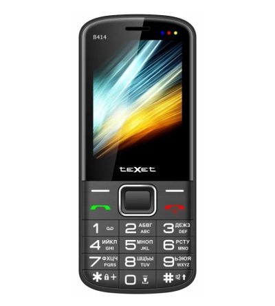 Лот: 24947604. Фото: 1. Сотовый Texet TM-B414 Black 2sim... Кнопочные мобильные телефоны