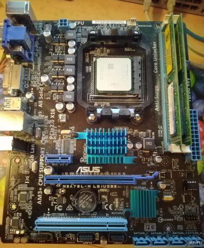 Лот: 13245629. Фото: 1. Материнская плата Asus M5A78L-M... Материнские платы