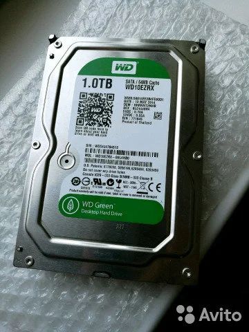 Лот: 12810307. Фото: 1. Жесткий диск wd caviar green IntelliPower... Жёсткие диски (HDD)