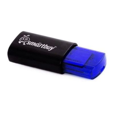 Лот: 20638495. Фото: 1. USB Flash SmartBuy Click 4GB черный-синий... Карты памяти