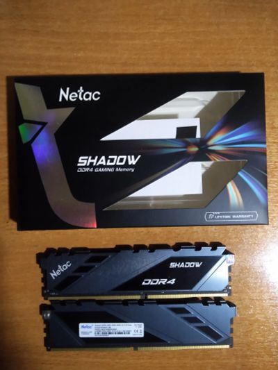 Лот: 20997855. Фото: 1. Netac Shadow Grey 16Gb DDR4 3600MHz... Оперативная память