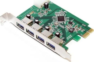 Лот: 5216055. Фото: 1. Контроллер PCI-EUSB 3.0x4 5bites... Платы расширения, контроллеры, доп. порты