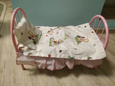 Лот: 15511110. Фото: 1. Кроватка для куклы. Куклы и аксессуары