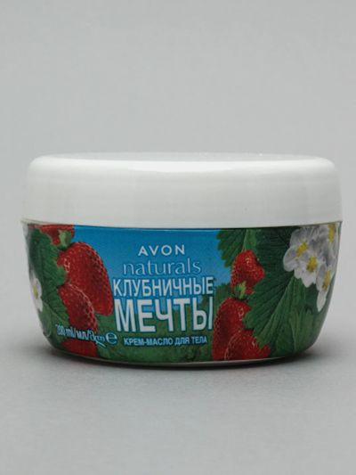 Лот: 19643347. Фото: 1. AVON Крем-масло для тела "Клубничные... Уход за телом