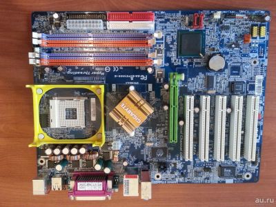 Лот: 9219814. Фото: 1. Материнская плата gigabyte ga-8ipe1000-g... Материнские платы