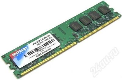 Лот: 275135. Фото: 1. DDRII 1Gb Patriot PC6400 800MHz... Оперативная память