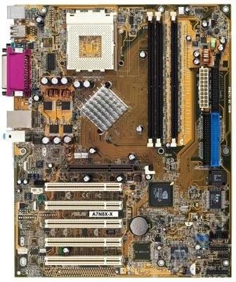 Лот: 1635254. Фото: 1. ASUS A7N8X-X + процессор AMD DURON... Материнские платы