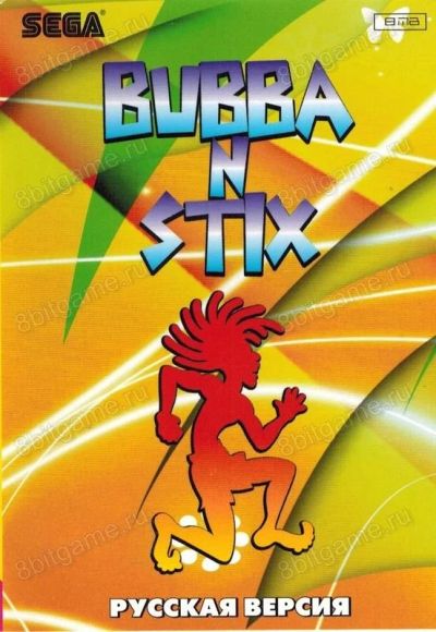 Лот: 13344417. Фото: 1. BUBA'N'STIX Картридж Sega + Обмен... Игры для консолей