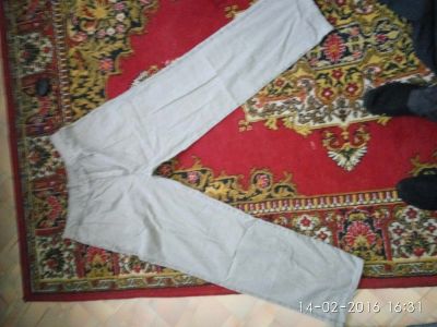 Лот: 6926768. Фото: 1. штаны серые летние Kartin Jeans. Брюки, джинсы, шорты