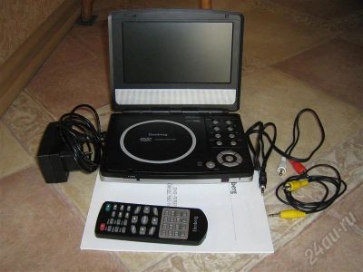 Лот: 650427. Фото: 1. Портативный DVD плеер Elenberg... Плееры