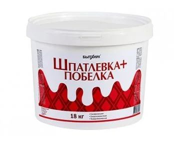 Лот: 16402474. Фото: 1. Шпатлёвка+побелка ECOLINE 5 кг... Краски, лаки, растворитель