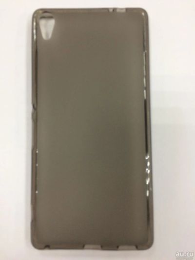 Лот: 10096646. Фото: 1. Чехол Sony Xperia C6 Силикон Серый... Чехлы, бамперы