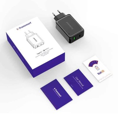 Лот: 12556011. Фото: 1. Сетевое зарядное устройство Tronsmart... Зарядные устройства, блоки питания, адаптеры сетевые для смартфонов