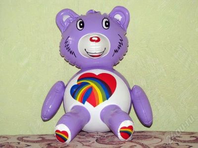 Лот: 382701. Фото: 1. Надувной медведь малый. Другое (дети растут)