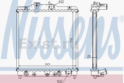 Лот: 3848325. Фото: 1. Радиатор HOnda b16a, b20b Civic... Двигатель и элементы двигателя
