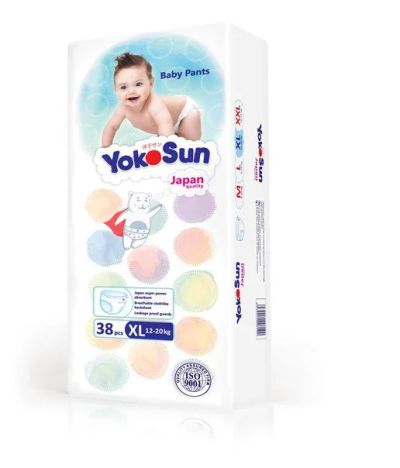Лот: 7070861. Фото: 1. Трусики YokoSun XL (12-20 кг... Детская гигиена
