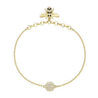 Лот: 23891922. Фото: 1. Браслет Пчела с кристаллами SWAROVSKI. Браслеты