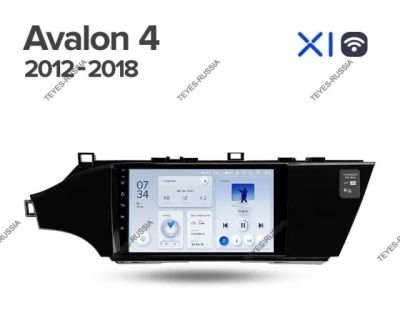 Лот: 20760507. Фото: 1. Магнитола Teyes X1 Toyota Avalon... Автомагнитолы