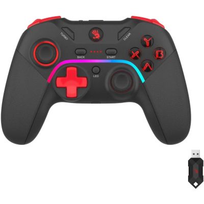 Лот: 24536958. Фото: 1. Геймпад A4Tech GPW70 Sports Black. Аксессуары для игровых приставок, консолей, геймпады