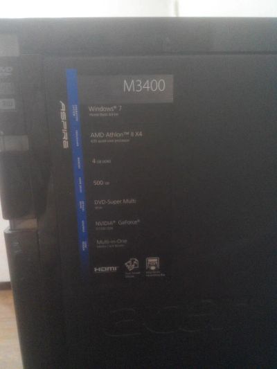 Лот: 10673920. Фото: 1. Acer M3400 AMD Athlon II X4 635... Компьютеры в сборе