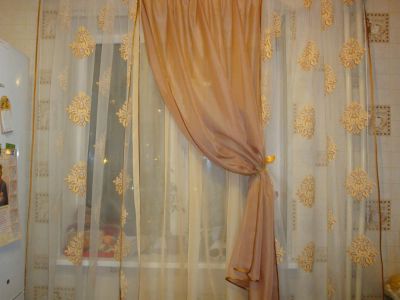 Лот: 3489090. Фото: 1. Штора для кухни №2. Шторы, тюль