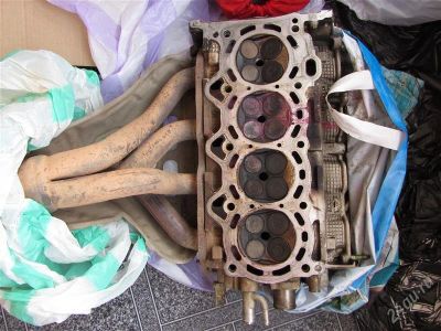 Лот: 887433. Фото: 1. Головка блока цилиндров на Toyota... Двигатель и элементы двигателя