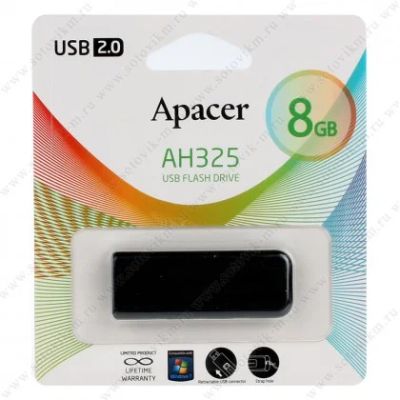Лот: 4641024. Фото: 1. usb flash drive apacer ah325 8... USB-флеш карты
