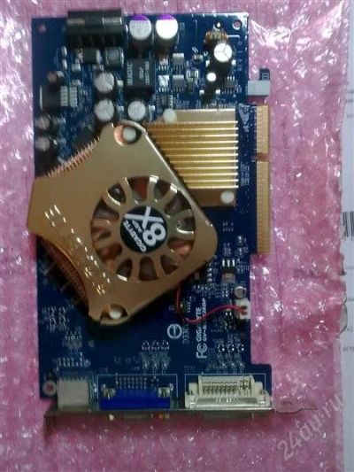 Лот: 1412611. Фото: 1. AGP GeForce 6600 Gigabyte. Видеокарты