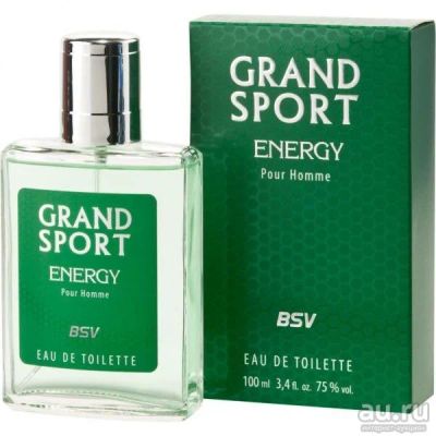 Лот: 12269439. Фото: 1. Bsv men Grand Sport - Energy Туалетная... Мужская парфюмерия