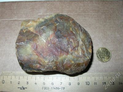 Лот: 327882. Фото: 1. Поделочный камень - Халцедон... Минералы и окаменелости