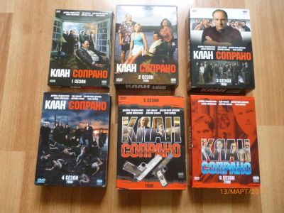 Лот: 9220099. Фото: 1. сериал Клан Сопрано (все 6 сезонов... Видеозаписи, фильмы